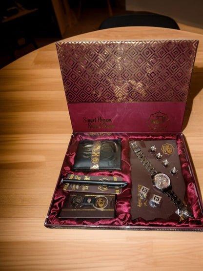 MEN’S LUXURY GIFT SET | WALLET, WATCH, PEN & CUFFLINKS COMBO